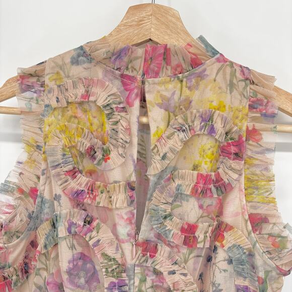 chinese dress ladies Katherine Maxi Dress — Cream & Rust Floral main image 1